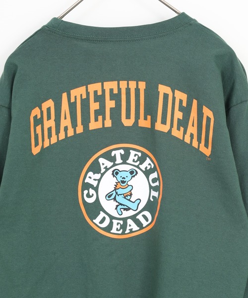 Grateful Dead（グレイトフルデッド）の「GRATEFULDEAD オーバーサイズ ロンT グレイトフルデッド KIDS（Tシャツ/カットソー・キッズ・ダークグリーン系/ホワイト系その他/チャコール/オフホワイト/杢グレー/ダークグリーン系1/ネイビー/グレー系その他・130/140/150/160/110/120）」の18枚目の写真