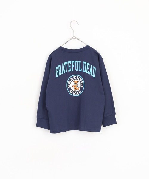 Grateful Dead（グレイトフルデッド）の「GRATEFULDEAD オーバーサイズ ロンT グレイトフルデッド KIDS（Tシャツ/カットソー・キッズ・ダークグリーン系/ホワイト系その他/チャコール/オフホワイト/杢グレー/ダークグリーン系1/ネイビー/グレー系その他・130/140/150/160/110/120）」の14枚目の写真