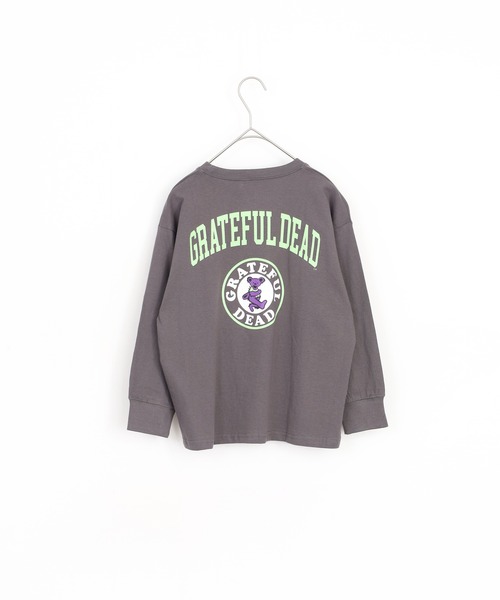 Grateful Dead（グレイトフルデッド）の「GRATEFULDEAD オーバーサイズ ロンT グレイトフルデッド KIDS（Tシャツ/カットソー・キッズ・ダークグリーン系/ホワイト系その他/チャコール/オフホワイト/杢グレー/ダークグリーン系1/ネイビー/グレー系その他・130/140/150/160/110/120）」の12枚目の写真