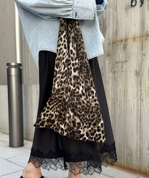 grace grace （グラスグラス）の「【grace grace/グラスグラス】レオパードトリアンゴロバッグ（エコバッグ/サブバッグ・レディース・レオパード・FREE）」の16枚目の写真