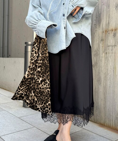 grace grace （グラスグラス）の「【grace grace/グラスグラス】レオパードトリアンゴロバッグ（エコバッグ/サブバッグ・レディース・レオパード・FREE）」の15枚目の写真