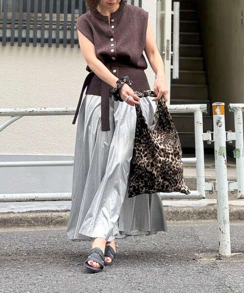 grace grace （グラスグラス）の「【grace grace/グラスグラス】レオパードトリアンゴロバッグ（エコバッグ/サブバッグ・レディース・レオパード・FREE）」の14枚目の写真