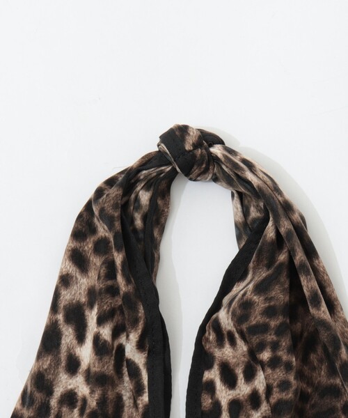 grace grace （グラスグラス）の「【grace grace/グラスグラス】レオパードトリアンゴロバッグ（エコバッグ/サブバッグ・レディース・レオパード・FREE）」の2枚目の写真