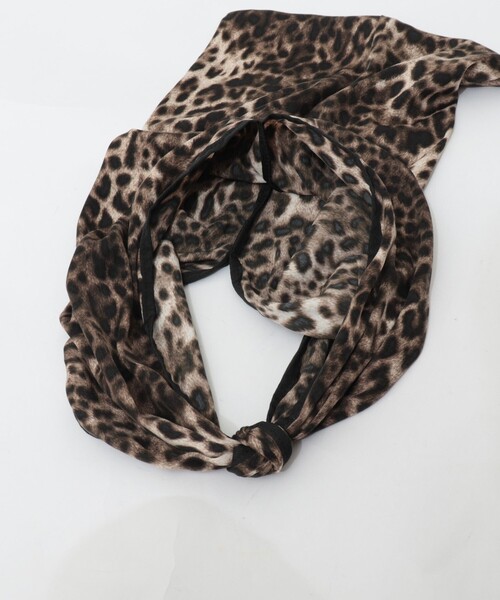 grace grace （グラスグラス）の「【grace grace/グラスグラス】レオパードトリアンゴロバッグ（エコバッグ/サブバッグ・レディース・レオパード・FREE）」の3枚目の写真