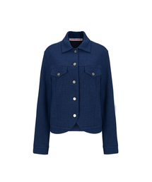 LOVECRAZYWILDMAN（ラブクレイジーワイルドマン）の「ROUNDED TRUCKER JACKET Blue（デニムジャケット）」