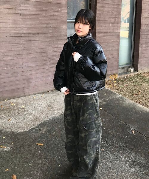 URBAN PLAYERS(アーバンプレイヤーズ)の「ジョリーグロッシークロップパディング(ブラック)(ダウンジャケット/コート・レディース・その他・FREE)」の14枚目の写真