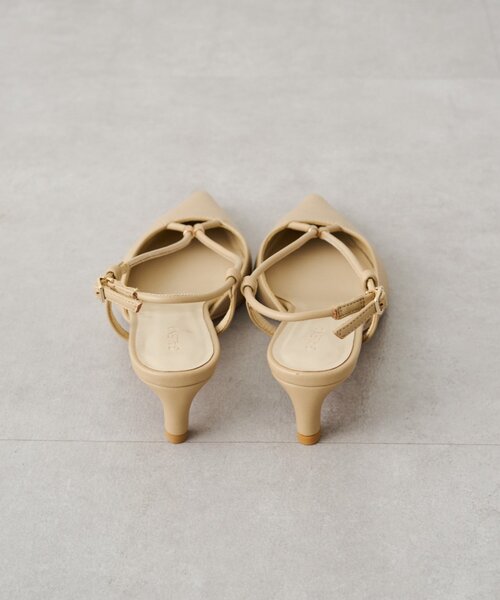 LOUNGEDRESS(ラウンジドレス)の「【GALENA/ガレナ】コードパンプス(その他シューズ・レディース・ブラック/ベージュ・36/37/38)」の6枚目の写真