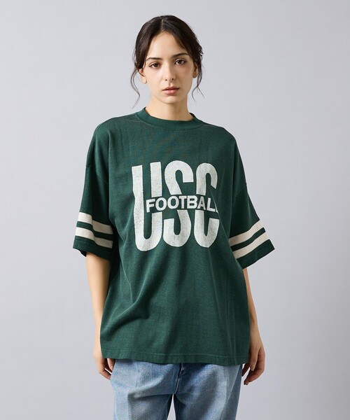 REMI RELIEF / レミ レリーフ】 R/C天竺 フットボールTシャツ（USC
