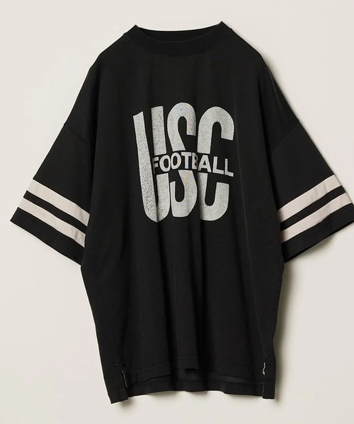 REMI RELIEF / レミ レリーフ】 R/C天竺 フットボールTシャツ（USC