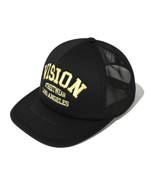 VISION STREET WEAR(ヴィジョンストリートウェア)の「VSW Arch Trucker Cap Black(キャップ・レディース・その他・FREE)」の1枚目の写真