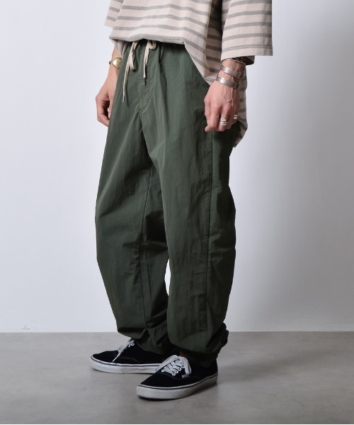 DOUBLE STEAL(ダブルスティール)の「DSガーメントダイイージーナイロンパンツ(その他パンツ・メンズ・オリーブ/スミクロ・LARGE/MEDIUM/SMALL)」の12枚目の写真