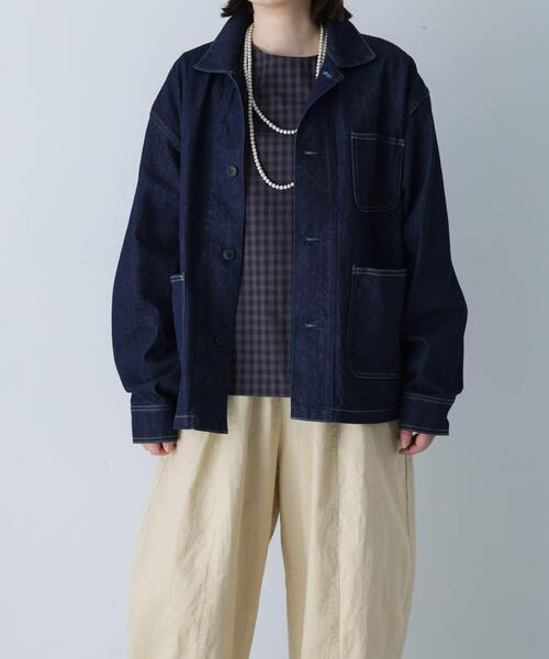 かぐれ（カグレ）の「『ユニセックス』デニムカバーオール（カバーオール・レディース・インディゴブルー・1/2）」の12枚目の写真