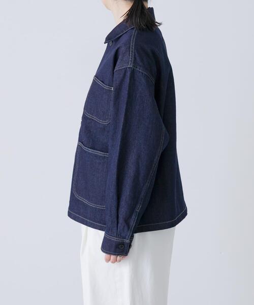 かぐれ（カグレ）の「『ユニセックス』デニムカバーオール（カバーオール・レディース・インディゴブルー・1/2）」の16枚目の写真