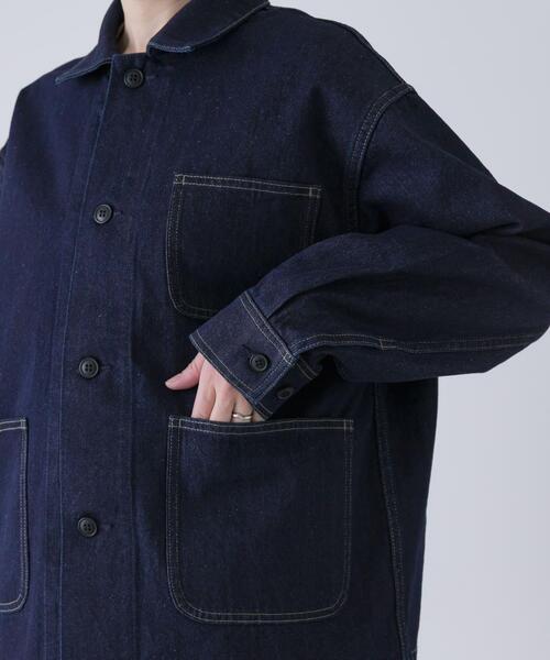 かぐれ（カグレ）の「『ユニセックス』デニムカバーオール（カバーオール・レディース・インディゴブルー・1/2）」の18枚目の写真