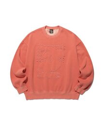 POSTER PIGMENT SWEATSHIRTS_ORANGE(NG2DFUM454A)