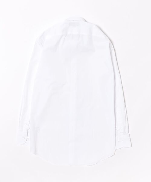 TAKA-Q（タカキュー）の「【白無地 形態安定 吸水速乾】 タカキュー  レギュラーカラー ビジネスシャツ ドレスシャツ 長袖（ビジネスシャツ・メンズ・ホワイト・首回り41cm-裄丈86cm/首回り43cm-裄丈86cm/首回り37cm-裄丈80cm/首回り39cm-裄丈80cm/首回り41cm-裄丈82cm/首回り39cm-裄丈84cm/首回り43cm-裄丈82cm/首回り45cm-裄丈86cm）」の7枚目の写真