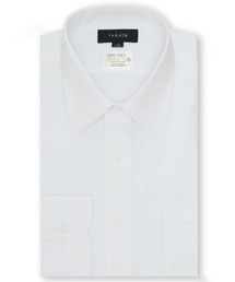 TAKA-Q（タカキュー）の「【白無地 形態安定 吸水速乾】 タカキュー  レギュラーカラー ビジネスシャツ ドレスシャツ 長袖（シャツ/ブラウス）」