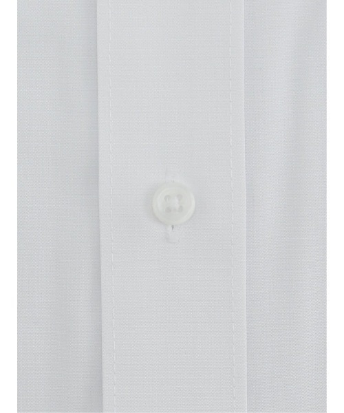 TAKA-Q（タカキュー）の「【白無地 形態安定 吸水速乾】 タカキュー  レギュラーカラー ビジネスシャツ ドレスシャツ 長袖（ビジネスシャツ・メンズ・ホワイト・首回り41cm-裄丈86cm/首回り43cm-裄丈86cm/首回り37cm-裄丈80cm/首回り39cm-裄丈80cm/首回り41cm-裄丈82cm/首回り39cm-裄丈84cm/首回り43cm-裄丈82cm/首回り45cm-裄丈86cm）」の2枚目の写真