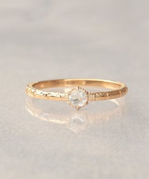 NOIR DE POUPEE（ノワールドプーペ）の「【WEB限定】K18vermeil 6本爪ヘキサゴン天然石リング（リング）」