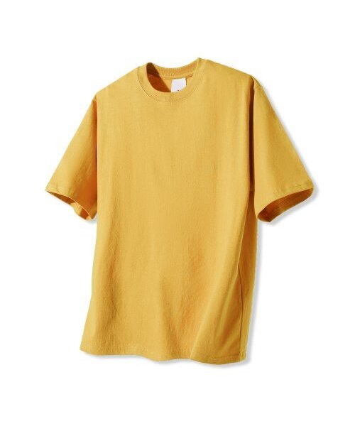 LIKE THE MOST(ライクザモースト)の「ベーシッククルーネック半袖Tシャツマスタード(Tシャツ/カットソー・レディース・その他・XL)」の1枚目の写真