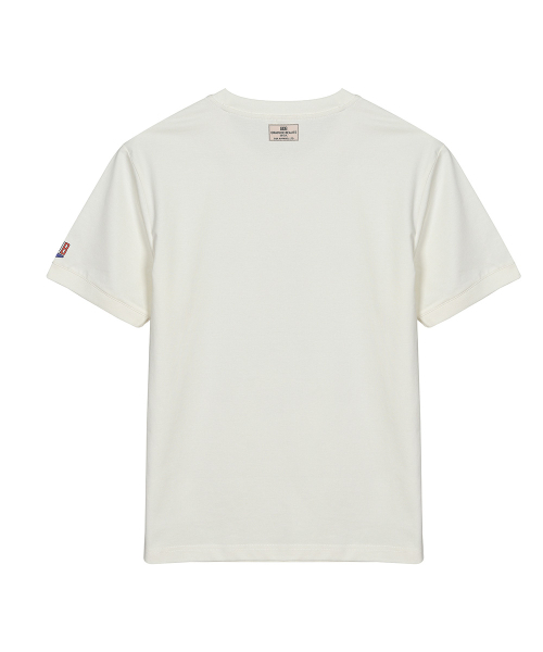 GRAIN DE BEAUTE（グランデボーテ）の「ORIGINAL 1992 T-SHIRT 01 [BEIGE]（Tシャツ/カットソー・レディース・ベージュ・S/M/XL/L）」の3枚目の写真