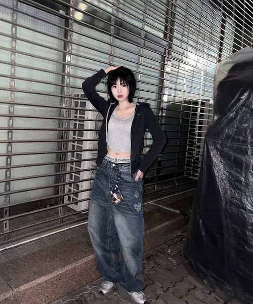 Retriever Club（レトリーバークラブ）の「BUTTERFLY DENIM [BLUE]（デニムパンツ・レディース・その他・S/M）」の9枚目の写真