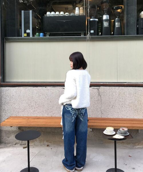 Retriever Club（レトリーバークラブ）の「BUTTERFLY DENIM [BLUE]（デニムパンツ・レディース・その他・S/M）」の8枚目の写真