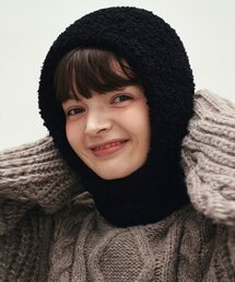 LOEIL（ロエイユ）の「ソフトフリースバラクラバ - ブラック（ニットキャップ/ビーニー）」