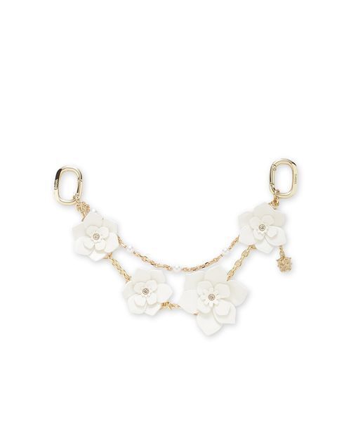 SNIDEL（スナイデル）の「フラワーブルームチャーム（キーケース/キーアクセサリー・レディース・ブラウン/ホワイト/イエロー・F）」の8枚目の写真