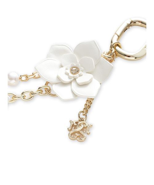 SNIDEL（スナイデル）の「フラワーブルームチャーム（キーケース/キーアクセサリー・レディース・ブラウン/ホワイト/イエロー・F）」の11枚目の写真