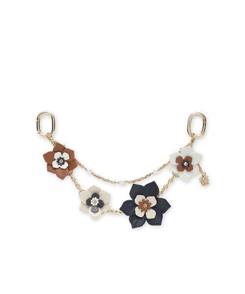 SNIDEL（スナイデル）の「フラワーブルームチャーム（キーケース/キーアクセサリー・レディース・ブラウン/ホワイト/イエロー・F）」の14枚目の写真