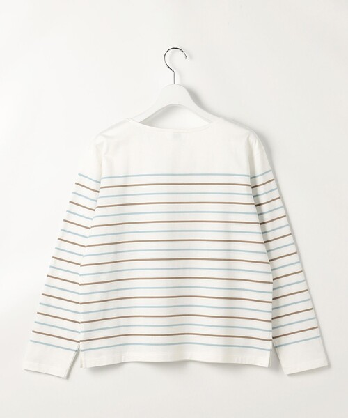 J.PRESS(ジェイプレス)の「バスクボーダー カットソー(Tシャツ/カットソー・レディース・スカイブルー系1/ネイビー系1/ローズ系1・T15/T13)」の14枚目の写真