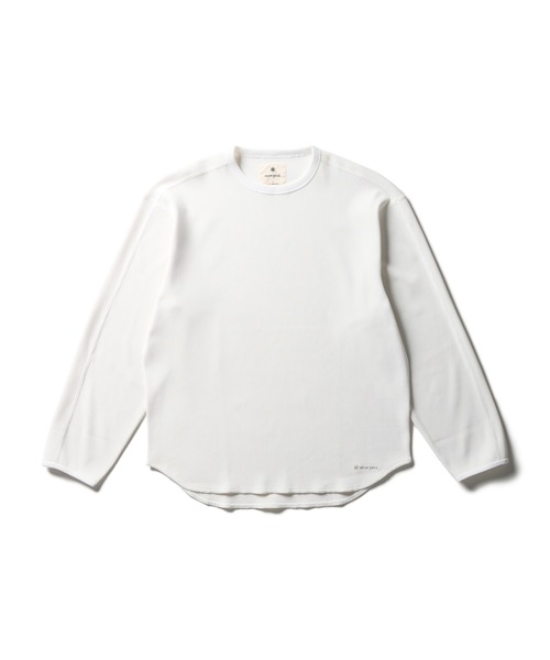 Snow Peak（スノーピーク）の「Snow Peak / Dry Waffle L/S T-Shirt ドライワッフル Tシャツ（Tシャツ/カットソー・メンズ・オフホワイト/ダークネイビー/ライトグリーン・XL/L/M/S/1）」の13枚目の写真