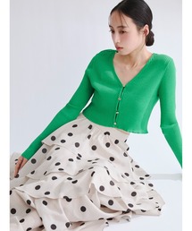 FRAY I.D | シルクコットンクロップドリブニットカーディガン(カーディガン/ボレロ)