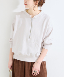 B.C STOCK | 《追加2》ウォッシャブル / 裏毛ハーフジッププルオーバー(スウェット)