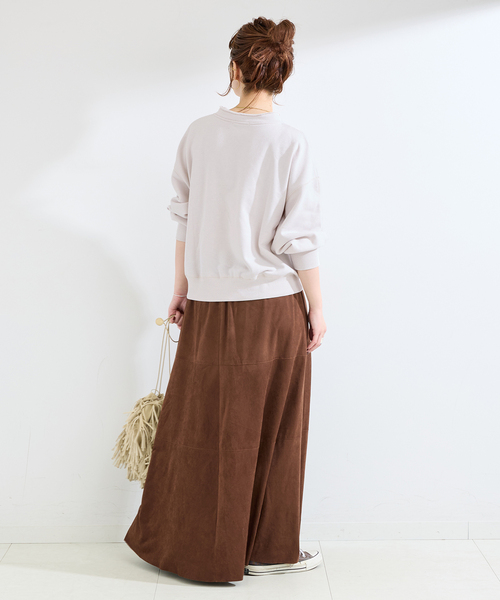 B.C STOCK（ベーセーストック）の「《追加2》ウォッシャブル / 裏毛ハーフジッププルオーバー（スウェット・レディース・グレー/イエロー/アイボリー/カーキ/ブラック・FREE）」の22枚目の写真