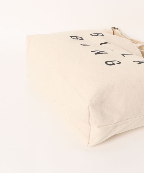 BILLABONG（ビラボン）の「【BILLABONG/ビラボン】 SHOULDER TOTE BAG/2WAY　コットンキャンバス　ショルダー・トート　バッグ（トートバッグ・レディース・ブラック/ナチュラル・FREE）」の6枚目の写真