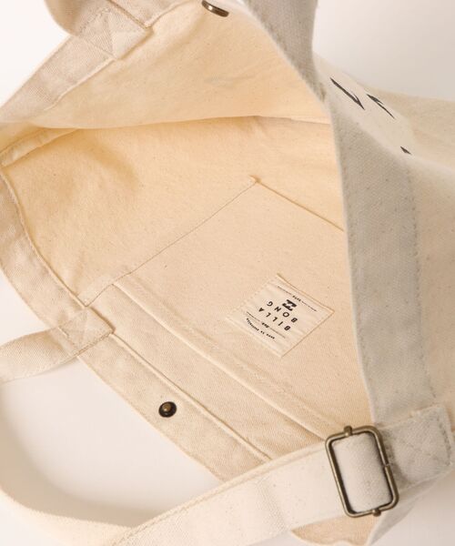 BILLABONG（ビラボン）の「【BILLABONG/ビラボン】 SHOULDER TOTE BAG/2WAY　コットンキャンバス　ショルダー・トート　バッグ（トートバッグ・レディース・ブラック/ナチュラル・FREE）」の7枚目の写真