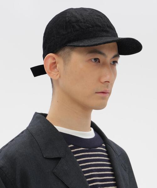 MHL.(エムエイチエル)の「CANTON BLACK LIGHT DENIM(キャップ・レディース・ブラック・FREE)」の5枚目の写真