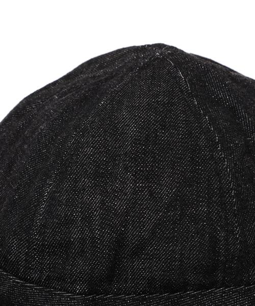 MHL.(エムエイチエル)の「CANTON BLACK LIGHT DENIM(キャップ・レディース・ブラック・FREE)」の8枚目の写真
