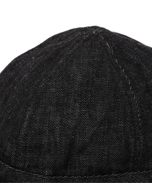 MHL.（エムエイチエル）の「CANTON BLACK LIGHT DENIM（キャップ・レディース・ブラック・FREE）」の8枚目の写真