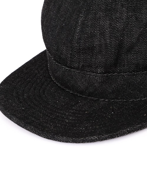 MHL.（エムエイチエル）の「CANTON BLACK LIGHT DENIM（キャップ・レディース・ブラック・FREE）」の9枚目の写真