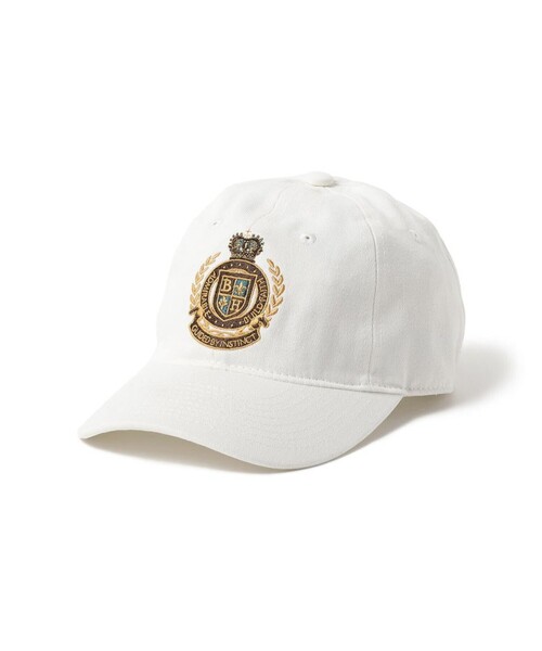 BEAMS HEART（ビームスハート）の「【6/18値下げ】クレスト エンブレム キャップ（キャップ・メンズ・ブラック/ホワイト・ONE SIZE）」の2枚目の写真