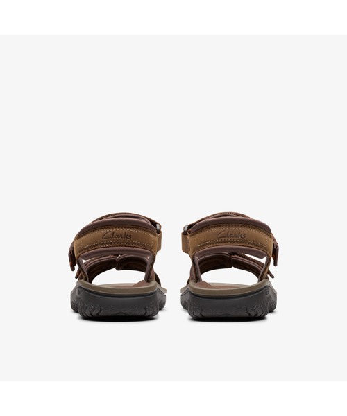 Clarks（クラークス）の「Wesley Shore / ウェスリーショア (ビーズワックスレザー)（サンダル・メンズ・ブラウン・UK9/UK10/UK6/UK7/UK8/UK11）」の3枚目の写真