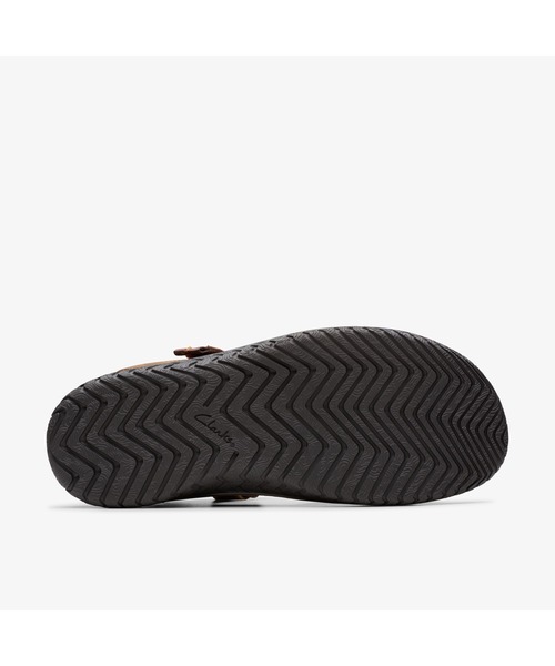 Clarks（クラークス）の「Wesley Shore / ウェスリーショア (ビーズワックスレザー)（サンダル・メンズ・ブラウン・UK9/UK10/UK6/UK7/UK8/UK11）」の12枚目の写真