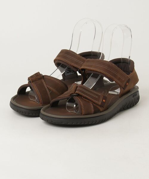 Clarks（クラークス）の「Wesley Shore / ウェスリーショア (ビーズワックスレザー)（サンダル・メンズ・ブラウン・UK9/UK10/UK6/UK7/UK8/UK11）」の10枚目の写真