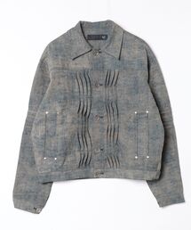 ROYAL FLASH | A.F ARTEFACT/エーエフ・アーティファクト/DENIM PIN TUCK BLOUSON(デニムジャケット)