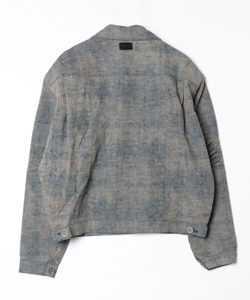 ROYAL FLASH（ロイヤルフラッシュ）の「A.F ARTEFACT/エーエフ・アーティファクト/DENIM PIN TUCK BLOUSON（デニムジャケット・メンズ・ブルー・1/2）」の2枚目の写真