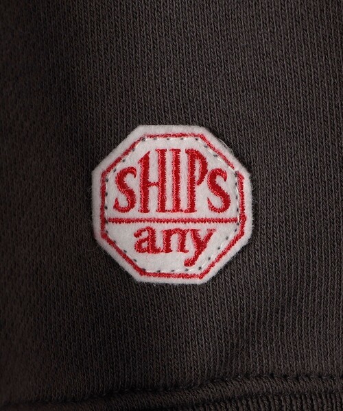SHIPS any(シップス エニィ)の「SHIPS any:〈洗濯機可能〉USAコットン 裏毛 ジップ コンパクト パーカー(パーカー・レディース・ナチュラル/グレー/ライトグレー系・ONE SIZE)」の5枚目の写真