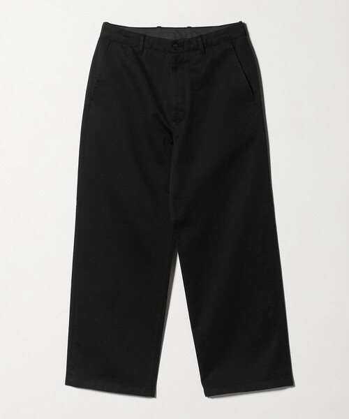 green label relaxing（グリーンレーベルリラクシング）の「ウエストポイント ウォッシュド ワイドパンツ（チノパンツ・メンズ・ベージュ/ブラウン系/ブラック・XL/L/M/S）」の2枚目の写真